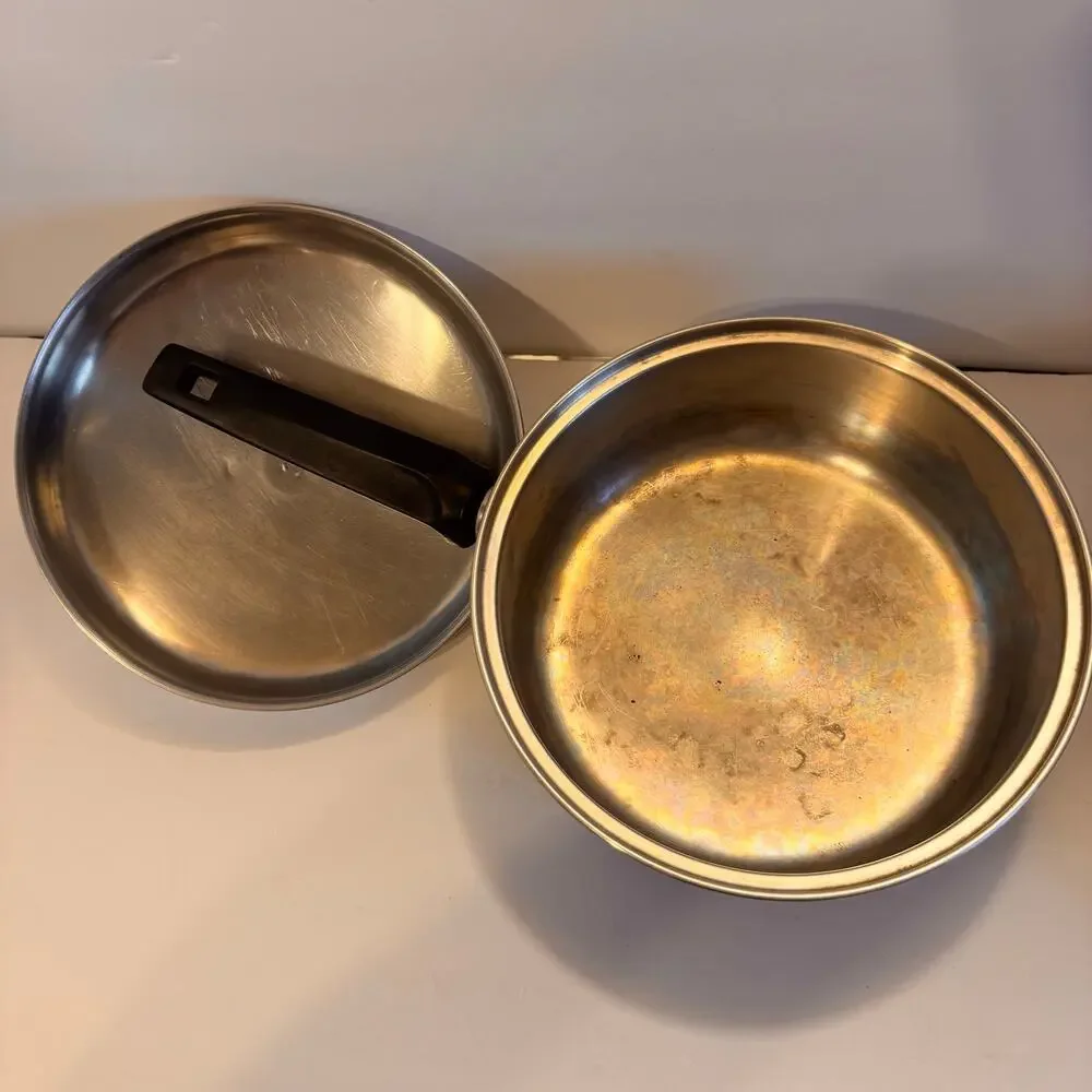Rare Revere Ware Copper Clad Penney's Line Saucepan & Lid Vintage Ltd Ed 1.5-2 L